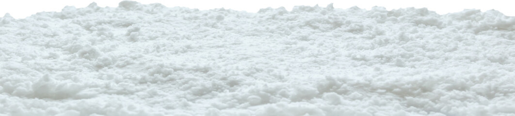 snow isolated on white background close up © Kwangmoozaa