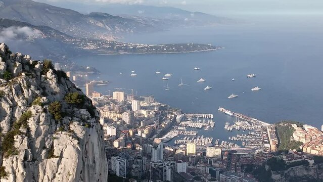 monaco views by drone