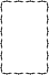 vector frames black on a white background