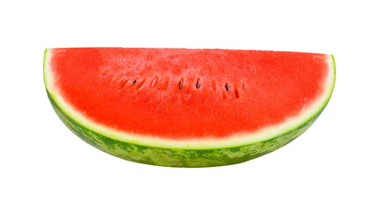 Sliced of watermelon isolated on transparene png