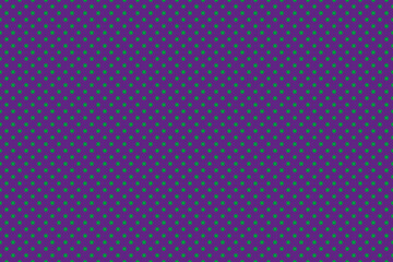 Seamless green polka dot pattern on purple background for printing or textiles