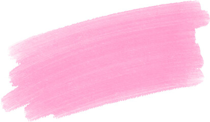 Pink Acrylic Paint Brush Element