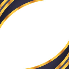 Twibbon gold luxurious design 