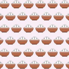 bowl of rice pattern