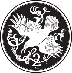 isle of man coin 2 pence vector design