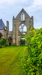 Fototapeta na wymiar Paimpol. L'abbaye de Beauport est située dans le village de Kérity Côtes-d'Armor. Bretagne. France