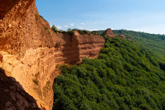 Las Medulas gold mining site, Ponferrada, El Bierzo, Leon, Castile and Leon, Spain