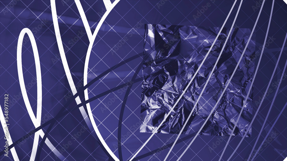 Aufkleber animated insert with moving lines and shapes. motion. stylish animation with intro and place to inse