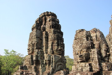 Fototapeta premium Various and wonderful pictures of landscapes and temples in Cambodia