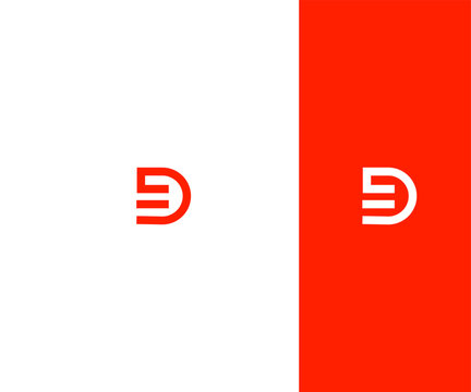 DE, ED Letter Logo Vector Template Abstract Monogram Symbol . Usable for Business sport, technology, fashion, digital And future creative logo