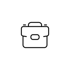 Diplomat line icon. Diplomat, businessman, income, work, style, documents, profit, shares, sales, contract. Business concept. Vector black line icon on a white background