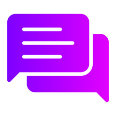 chat gradient icon