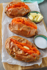 Baked sweet potato