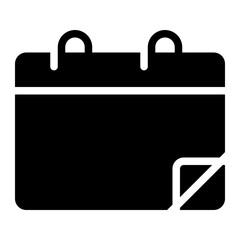 calendar glyph icon