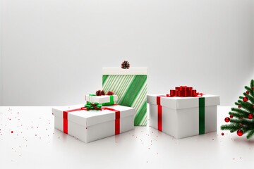 Wrapped Gift Boxes, Generative AI 