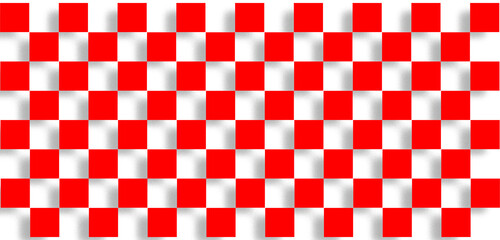 Fototapeta premium red and white checkered pattern