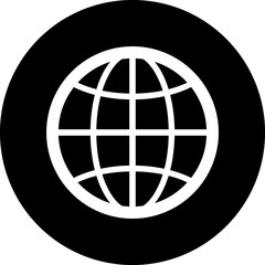 Earth Globe icon. Internet