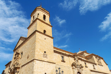 Fototapeta na wymiar Church of San Lorenzo in Úbeda, Jaén. Andalusia, Spain. Europe. October 2, 2022 
