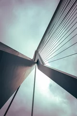 Papier Peint photo autocollant Pont Érasme Pont Érasme à Rotterdam