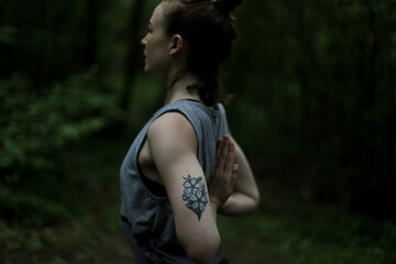 Yoga In The Forest