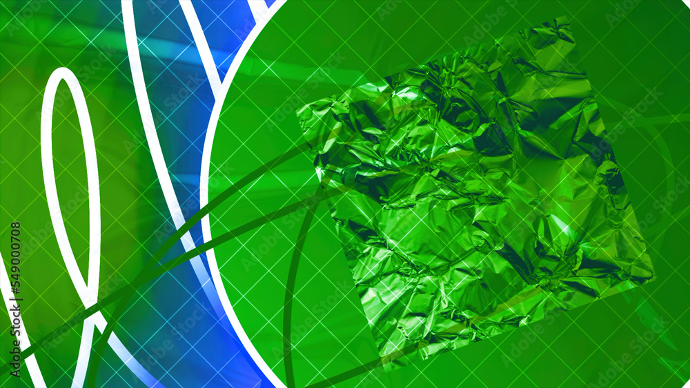 Aufkleber colorful animation with moving curves and geometric shapes. motion. stylish animation with curved li