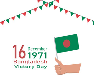 Vector illustration for Bangladesh victory day