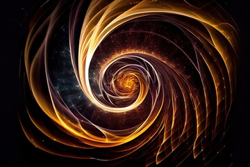 A swirling star dust background