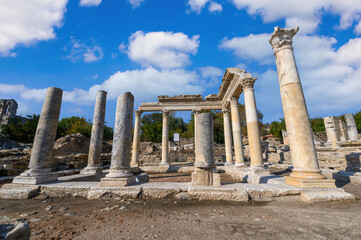 Stratonikeia Ancient City in Eskihisar, Mugla, Turkey.	
