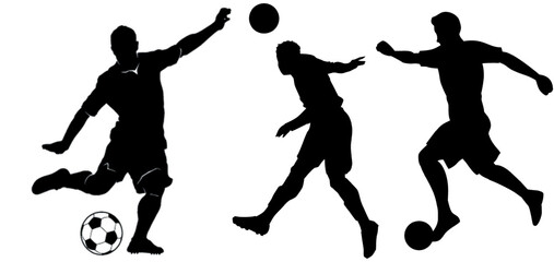 vector set of football (soccer) players 1