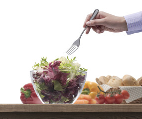 PNG file no background Healthy vegetarian lunch break outdoors