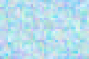 modern light blue and violet pixel background with copy space