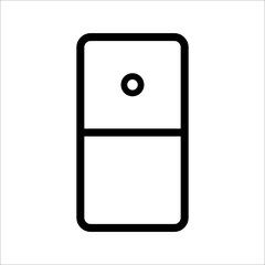Dominoes icon. Flat trendy vector dominoes symbol. Use for web and mobile. Eps 10 vector illustration.