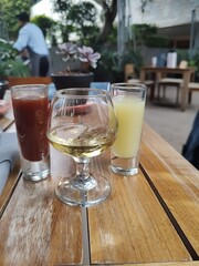 Mexican flag drinks 