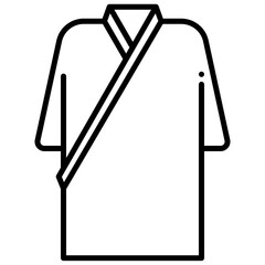 bathrobe suit icon