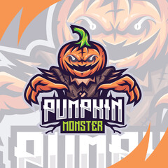Esport logo pumpkins for your professional team © Artcuaz