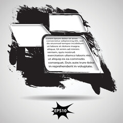 Distress Grunge banner . Scratch, Grain, Noise, grange stamp . Black Spray Blot of Ink.Place illustration Over any Object to Create Grungy Effect .abstract vector.