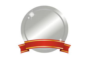 銀メダルのイラスト