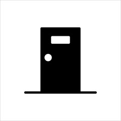 Door Icon Vector Logo Design Template