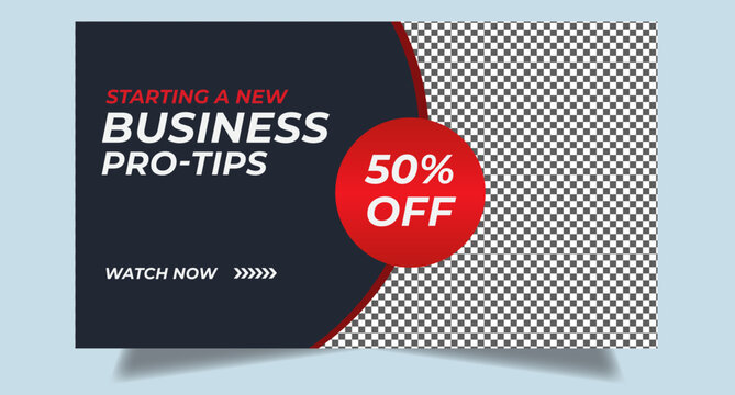 Editable youtube thumbnail design for any youtube videos customizable video thumbnail design video cover fully editable thumbnail template for social media concept. 
