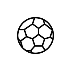 Obraz premium Football icon vector logo design template