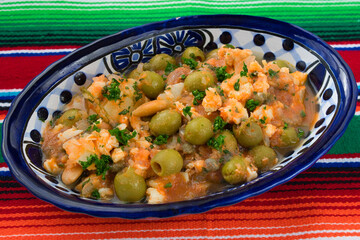Bacalao a la vizcaína estilo mexicano
メキシコのバカラオ・ア・ラ・ビスカイーナ エスティロ・メヒカーノ

