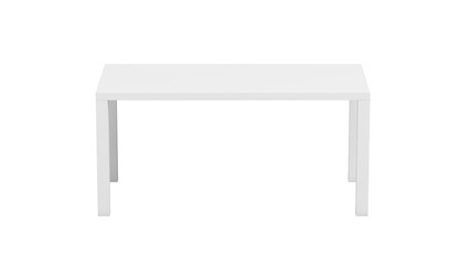 Table. Isolated. Transparent background. 3d illustration.	