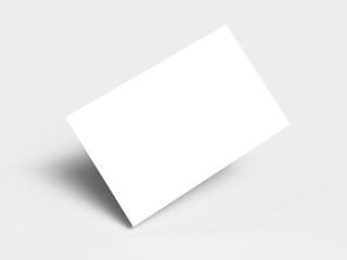 business card mockup. 3d render