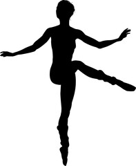 Dancing Ballet Dancer Silhouette © Christos Georghiou