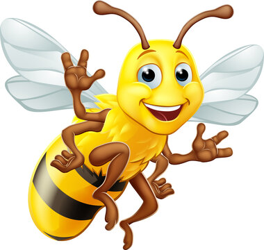 Honey Bumble Bee Bumblebee Cartoon Character