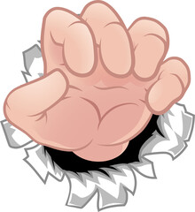 Monster Claw Cartoon Hand