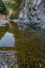 滞迫峡 清流奥岳川の峡谷