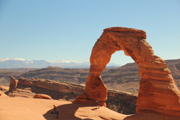 Arch hoodoos, Delicate Arch National Park, Utah