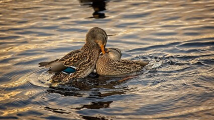Mallards gather in large numbers before winter