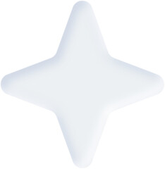 White Blank Shape Shadow Neumorphism Style